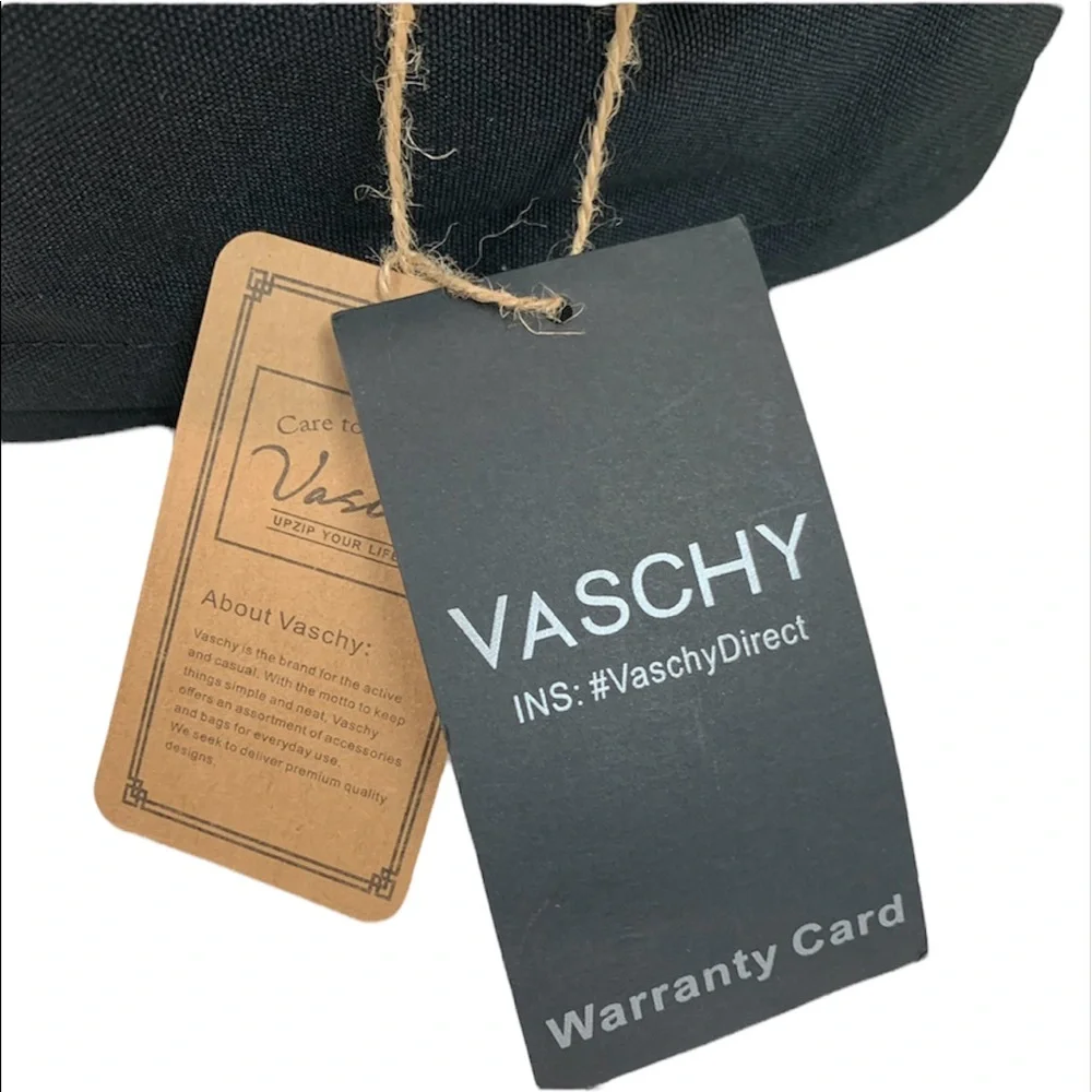 VASCHY Classic Water-Resistant Lightweight Travel School unisex Backpack